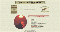 Desktop Screenshot of barrysbayoutfitters.com